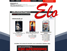 Tablet Screenshot of elokuvat-elo.info